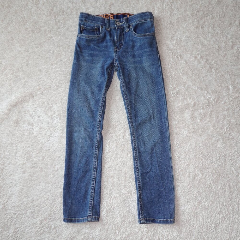 Boys Size 8 Levi's 510 Blue Jeans - Waist 24"